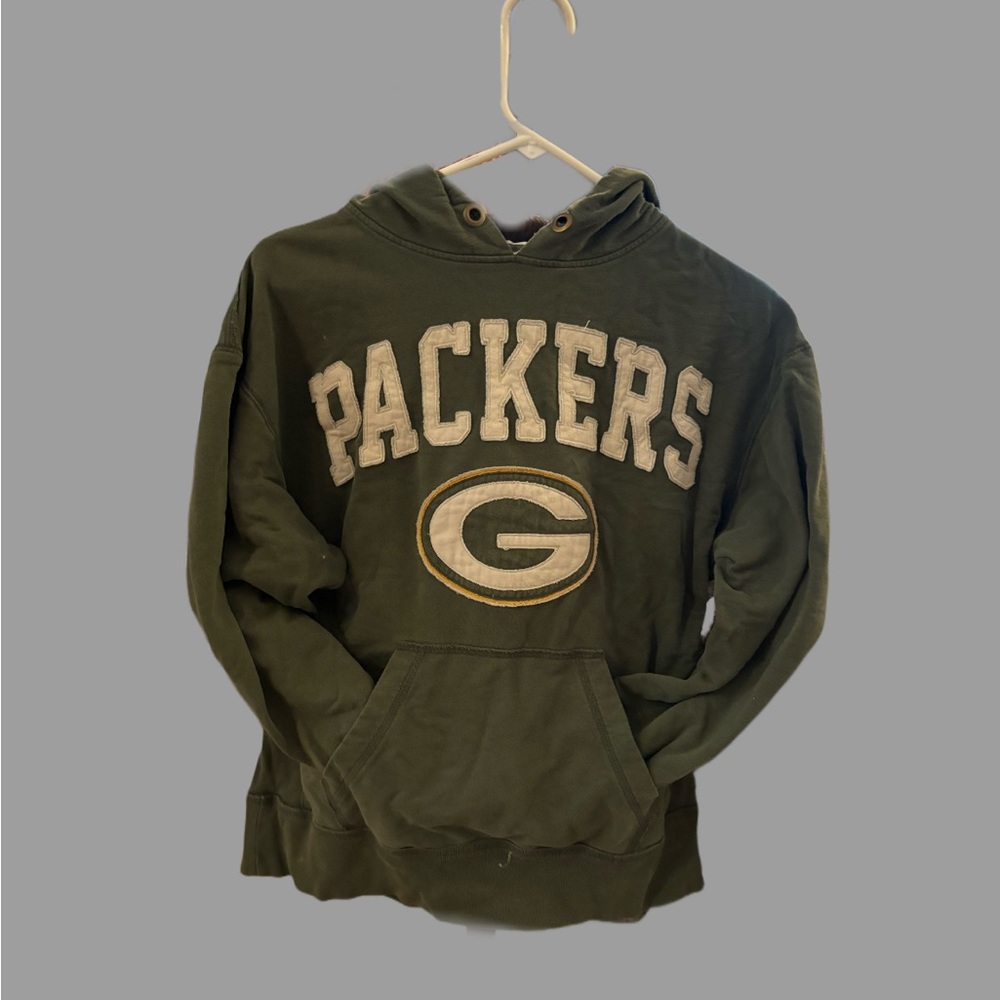 NFL Vintage Green Bay Packers Unisex Hoodie. Size SM/M